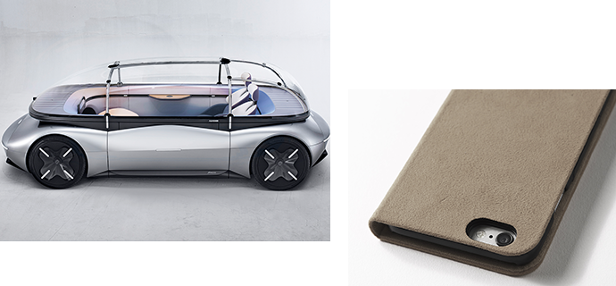 人口皮革を使用した製品